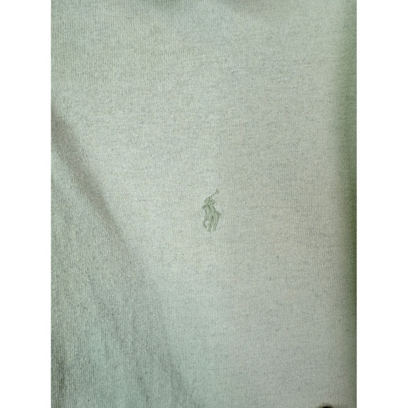 Polo Ralph Lauren Polo Shirt Mens XL Linen Blend Pony Tan - Picture 9 of 10